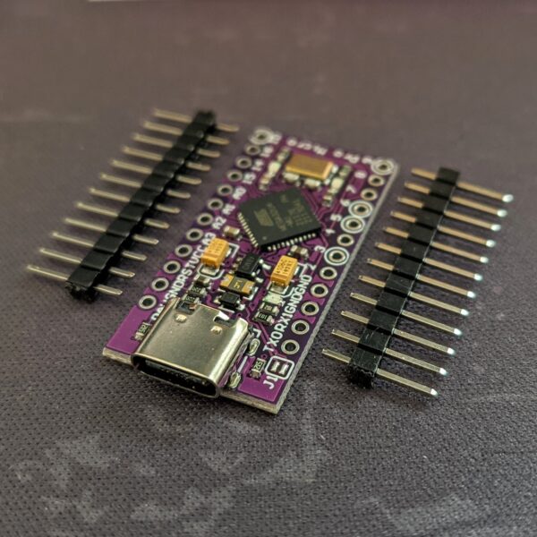 Pro Micro USB-C Purple Front