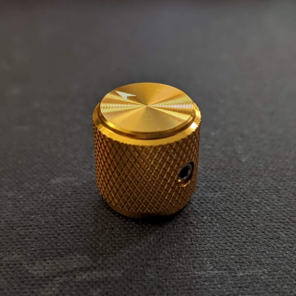 Knob Gold Alu 13 mm